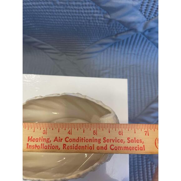 Vintage Lenox USA Classic Scalloped Acanthus Leaf Porcelian Leaf/Bowl Decor - Picture 6 of 11